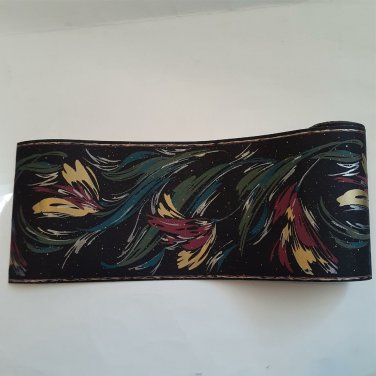 2 PK Retro Abstract Design Prepasted Wallpaper Border 15 FT NEW Karen's Flair
