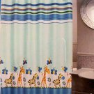 Shower Curtain Bathroom Twinkle Jungle Design Set w 12 Matching Hooks NEW Shower Curtain Bathroom Twinkle Jungle Design Set w 12 Matching Hooks NEW