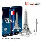 3D Eiffel Tower Puzzle Paris France appx 6x6x15 in 33 pc NEW SEALED 3D Eiffel Tower Puzzle Paris France appx 6x6x15 in 33 pc NEW SEALED