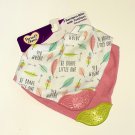 2 Pack Bandana Bibs with Teethers - Reversable - Hook n Loop Closure NEW