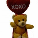 Stuffed Plush 9" Bear With heart valentine or "I Love you gift"  NEW