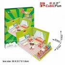 3D Puzzle Honey Room-living House NEW 44 Piece ages 6 & up