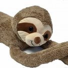 Large 23 inch Sloth Stuffed Plush Animal - Hands attach w/ V hook n Loop NEW