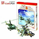 3D Huey & KA-52 Helicopters Puzzle 66 PC "Gunship" Military NEW SEALED 3D Huey & KA-52 Helicopters Puzzle 66 PC "Gunship" Military NEW SEALED