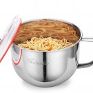 Stainless Steel Ramen Noodle Soup Pasta Bowl Induction or Electric NEW
