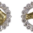 Concho Horsehead Post Earrings Western, Rodeo, Fashion Jewelry, 1/2" Dia NEW