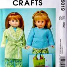 18 inch Doll Clothes Sewing Craft Patterns Slumber Party Set - NEW UNCUT M5019 18 inch Doll Clothes Sewing Craft Patterns Slumber Party Set - NEW UNCUT M5019
