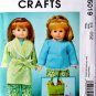 18 inch Doll Clothes Sewing Craft Patterns Slumber Party Set - NEW UNCUT M5019