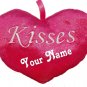 Personalized Mini Valentine's Stuffed Plush Heart Pillow 8 x 5 in - custom Name