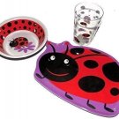Ladybug Lady Bug Childrens Dinnerware Set, Plate, Bowl, Tumbler, Melamine NEW Ladybug Lady Bug Childrens Dinnerware Set, Plate, Bowl, Tumbler, Melamine NEW