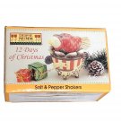 Debbie Mumm Holiday 12 Days Of Christmas Salt And Pepper Shakers Partridge NEW