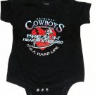 Western Cowboy Baby Boy Creeper one piece Outfit Breakin Hearts & Horses NEW