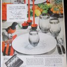 Vintage Libbey Crystal Glasses Ad October 1958 Better Homes & Gardens Magazine