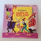 Walt Disney Babes In Toyland 7" Record 33 1/3 Long Play & Book 1968 Excellent Walt Disney Babes In Toyland 7" Record 33 1/3 Long Play & Book 1968 Excellent