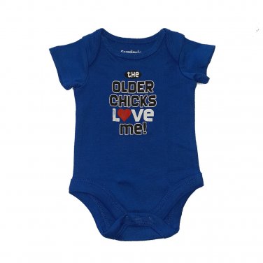 Garanimals "The Older Chicks Love Me" 1 Piece Creeper Body Suit (NewBorn) NEW