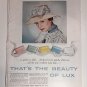 Vintage Hollywood Stars LUX Soap Ad from Aug 1958 Better Homes Gardens Magazine