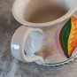 Large Beach Seaside Pitcher Ceramic Pottery 8" tall Pre Owned Made in Italy