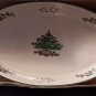 Spode Christmas Tree Oval Dish 10 inch Porcelain earthenware w Box Damage