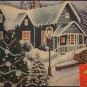 Winter Scene Tapestry Rug Christmas Mat - 19 x 27 inches NEW