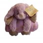 Plush Stuffed Lilac Bunny with a 28x34 in. Fleece Blanket NEW w Tag - Easter
