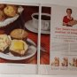Vintage Centerfold 2 Page Betty Crocker Muffins Ad Aug 1958 BH&G Magazine