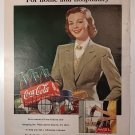 Vintage Coca Cola Coke Soda Ad APRIL 1951 BH&G Magazine