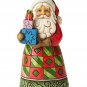 Jim Shore Heartwood Creek Santa Delivered with Love Christmas Ornament NIB