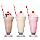 6 Set of Vintage Soda Fountain Glasses Tall 10 Oz Ice Cream Sundae Dessert Party 6 Set of Vintage Soda Fountain Glasses Tall 10 Oz Ice Cream Sundae Dessert Party