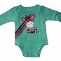 Garanimals Mint Green Giraffe Long Sleeve Creeper Size 0-3 Months NEW