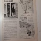 1951 Vintage Caprice Crystal Glasses 1/2 Page Ad Better Homes & Garden Magazine 1951 Vintage Caprice Crystal Glasses 1/2 Page Ad Better Homes & Garden Magazine