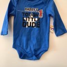 Garanimals Blue “Daddy’s #1 Tough Little Dude” Creeper Size 6-9 mos NEW
