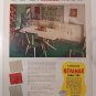 Vintage 2 Side Nevamar Tabletop & Elkat Sink Kitchen Ad APRIL 1951 BH&G Magazine