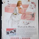 Vintage Kohler Beauty Ad October 1958 Better Homes & Gardens Magazine
