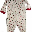 Christmas Santa, Reindeer, Trees Design Infant 100% Cotton Sleeper NEW Choose SZ