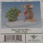 Fitz & Floyd Charming Tails "Please Just One More" Mouse Figurine #87/625