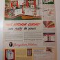 Vintage 2 Side Du Pont Paint & Youngstown Kitchen Ad APRIL 1951 BH&G Magazine