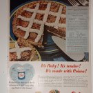 Vintage Crisco Pie Recipe Ad APRIL 1951 BH&G Magazine