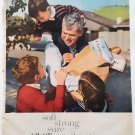 Vintage 2 Sided Chiffon Toilet Tissue & Lea Perrins Ad May 1959 BH&G Magazine