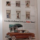 Vintage 51 Ford Victoria Car Ad APRIL 1951 BH&G Magazine Vintage 51 Ford Victoria Car Ad APRIL 1951 BH&G Magazine