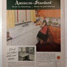 American Standard Kitchen Ad APRIL 1951 BH&G Magazine