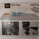 Vintage Serta Sleeper Mattress 1/2 Page Ad APRIL 1951 BH&G Magazine