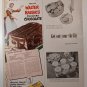 Vintage 2 Side Bakers Chocolate & Kelloggs 1/2 page Ad APRIL 1951 BH&G Magazine