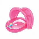 Baby Care Seat Pink Covered Swimming Pool Float UV 50+ UPF NEW In Box Baby Care Seat Pink Covered Swimming Pool Float UV 50+ UPF NEW In Box