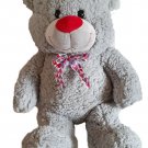 Soft Cuddly Large Stuffed Grey Bear 28" Plush Stuffed Teddy Bear NEW with Tag Soft Cuddly Large Stuffed Grey Bear 28" Plush Stuffed Teddy Bear NEW with Tag