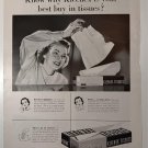 Vintage Kleenex Tissues Ad APRIL 1951 BH&G Magazine