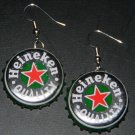 Real Bottle Cap Beer Fashion Novelty Dangle Earrings Jewelry Heineken Real Bottle Cap Beer Fashion Novelty Dangle Earrings Jewelry Heineken
