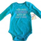Garanimals "This Much Cuteness Get Me Everything" 1 Piece Creeper Body Suit NEW
