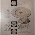Vintage 2 Sided Lenox China and French's Mustard Ad APRIL 1951 BH&G Magazine