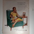 Vintage 2 Side Bell Telephone & Armstrong Floors Ad Aug 1958 BH&G Magazine Vintage 2 Side Bell Telephone & Armstrong Floors Ad Aug 1958 BH&G Magazine