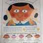 Vintage 2 Side Dinty Moore Beef Stew & Banana Fruit Ad Aug 1958 BH&G Magazine